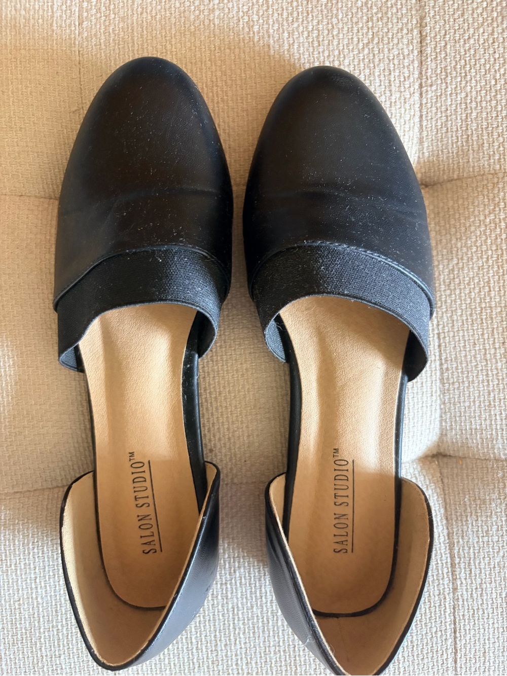 Salon Studio Women's Black D'Orsay Flat